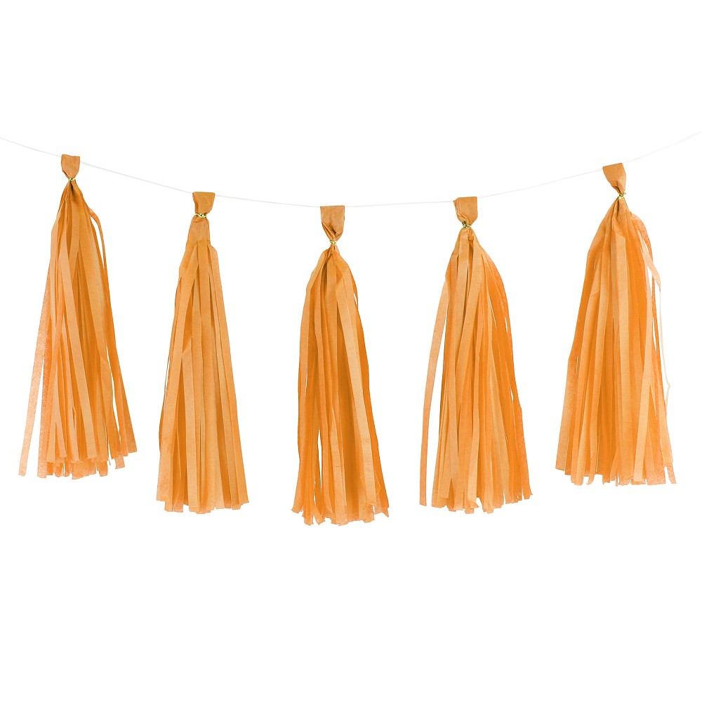 DIY Papier Tassel Orange 35 cm