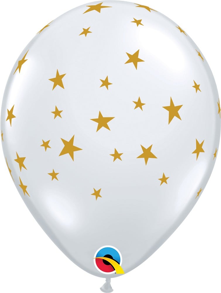 11" Contempo Stars diamond clear (25 Stück)