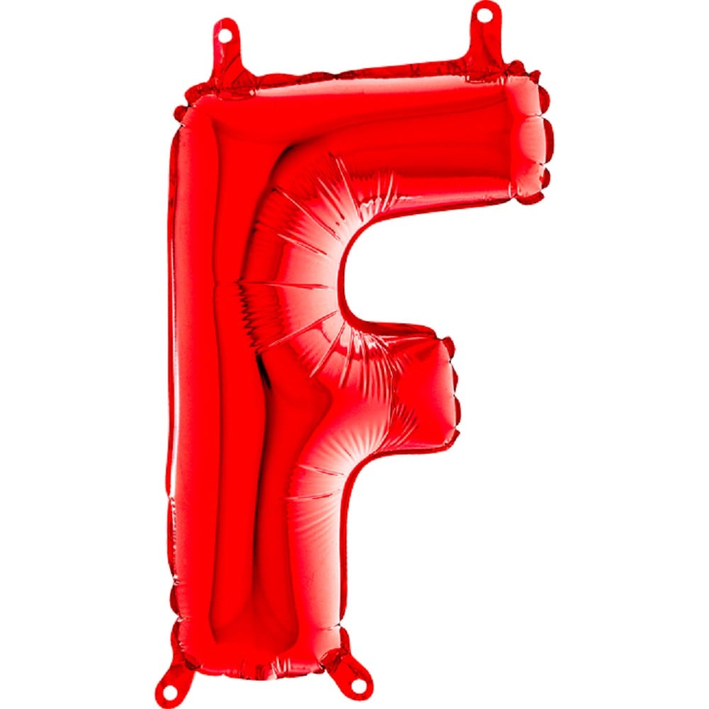 14" Folienbuchstabe "F" Red