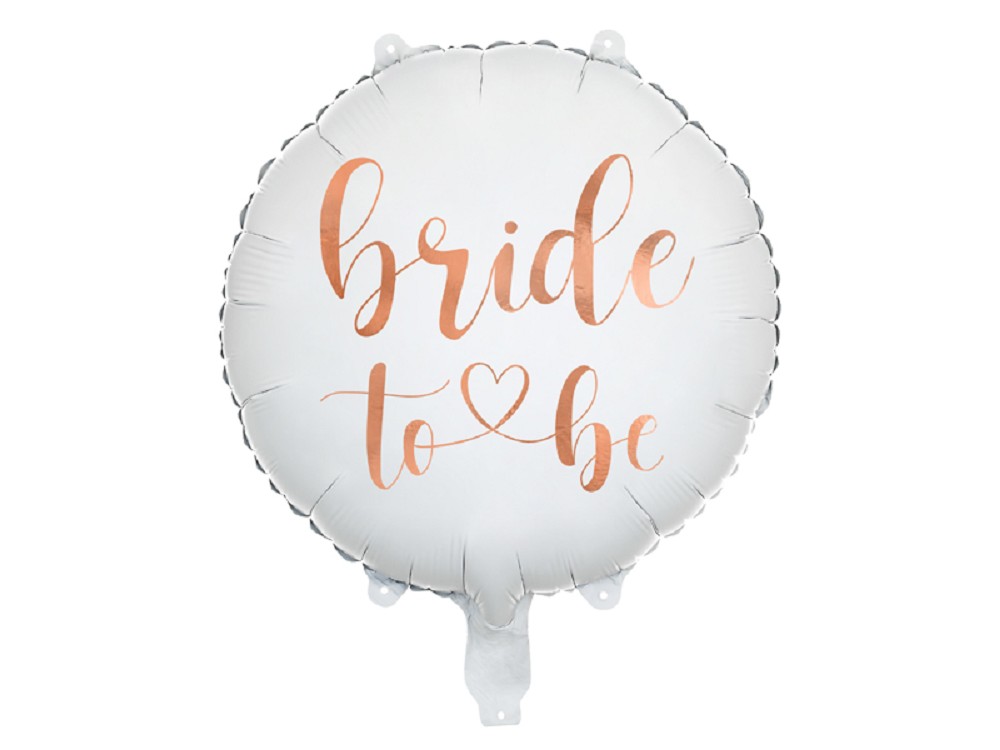 18" Bride to be - weiß (45cm)