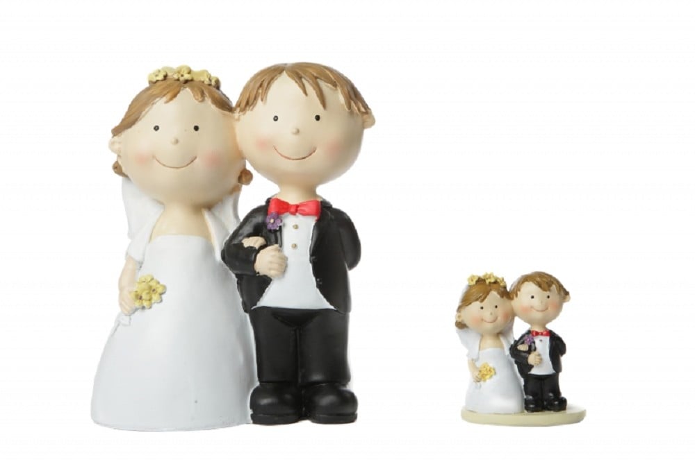 Polyresinfigur Hochzeitspaar