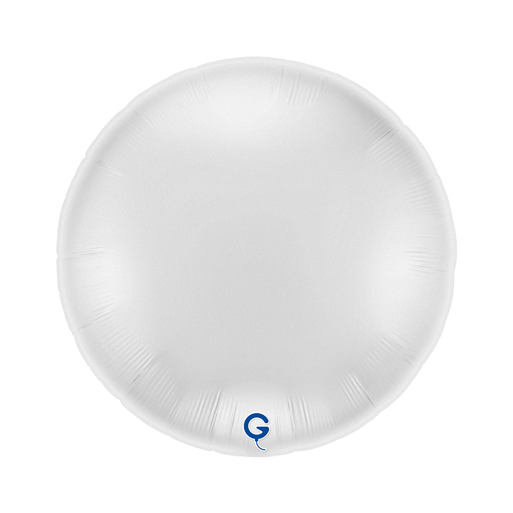 36" Rund Satin White (unverpackt)