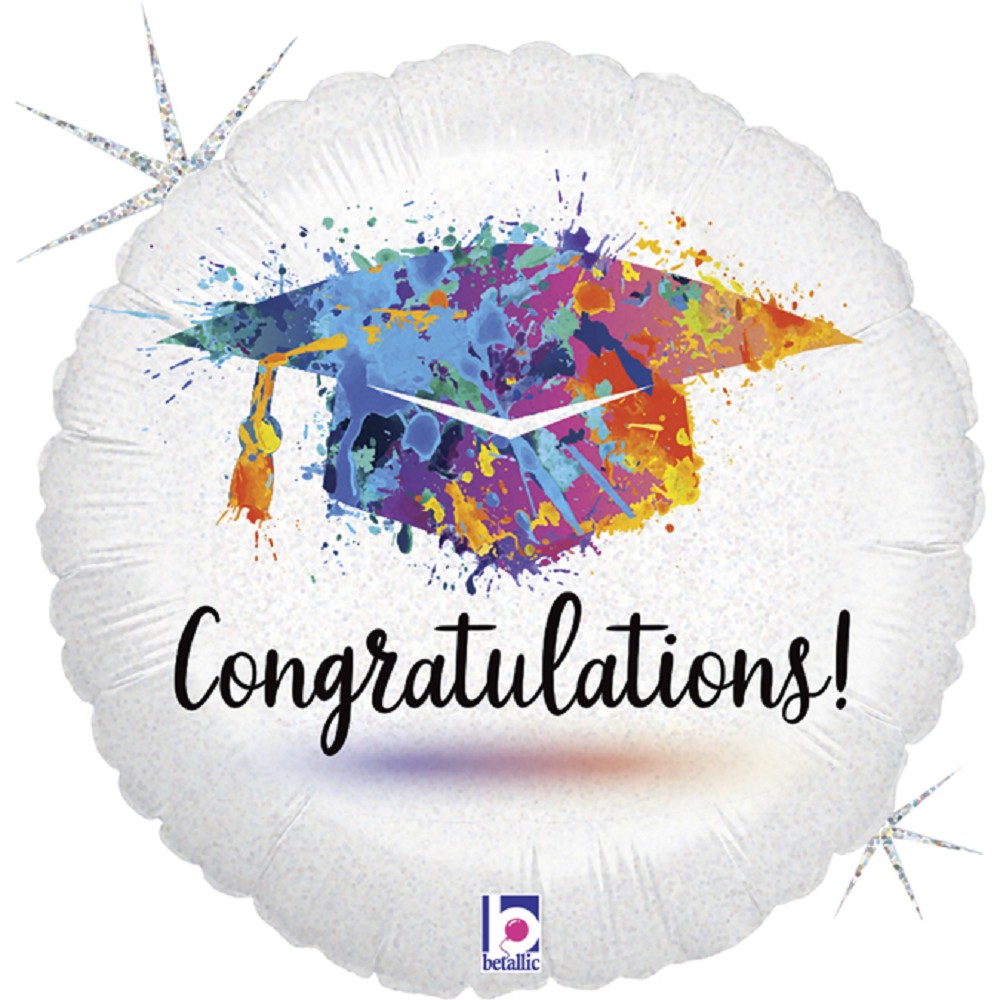 18" Painterly Grad Congrats