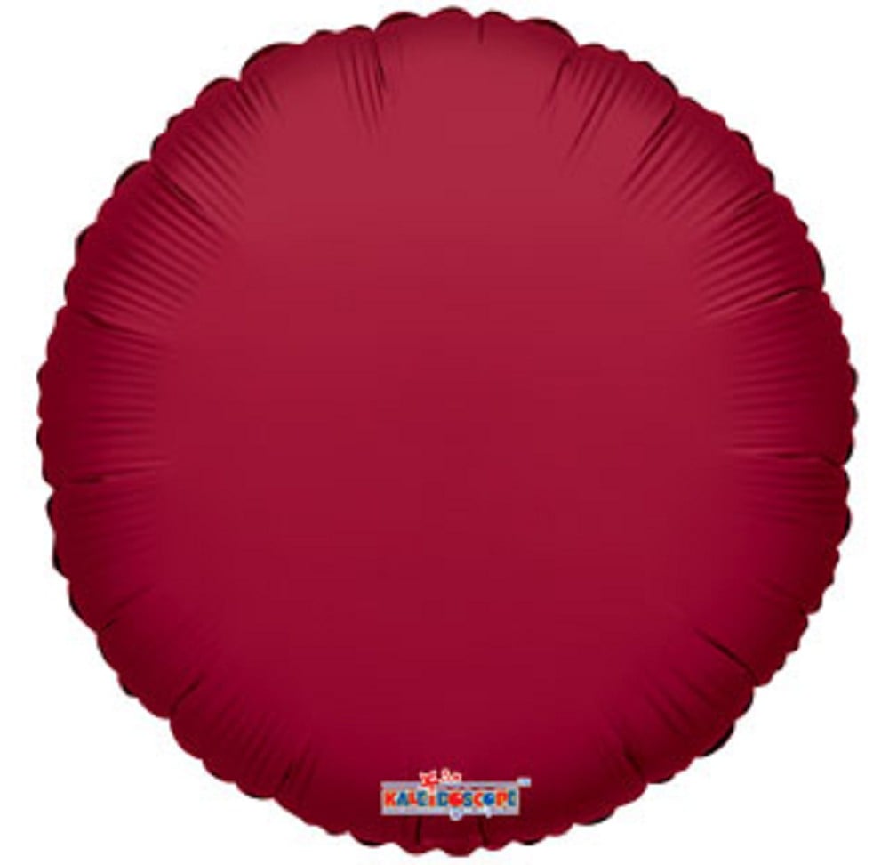 18" Rund Burgundy