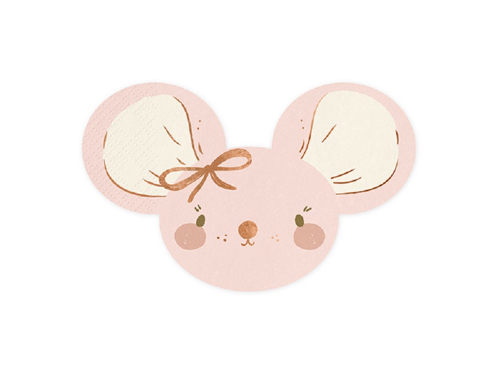 Servietten - Maus - 16x10cm - 20 Stk.