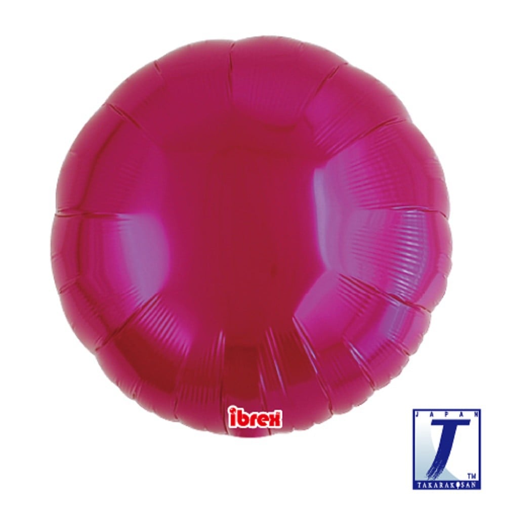 18" Rund Metallic Magenta (ibrex)