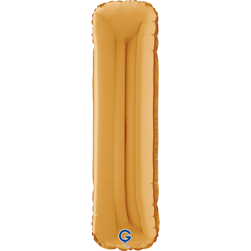 26" Folienbuchstabe "I" Gold (Altgold)