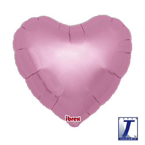 14" Heart Metallic Pink (Ibrex)