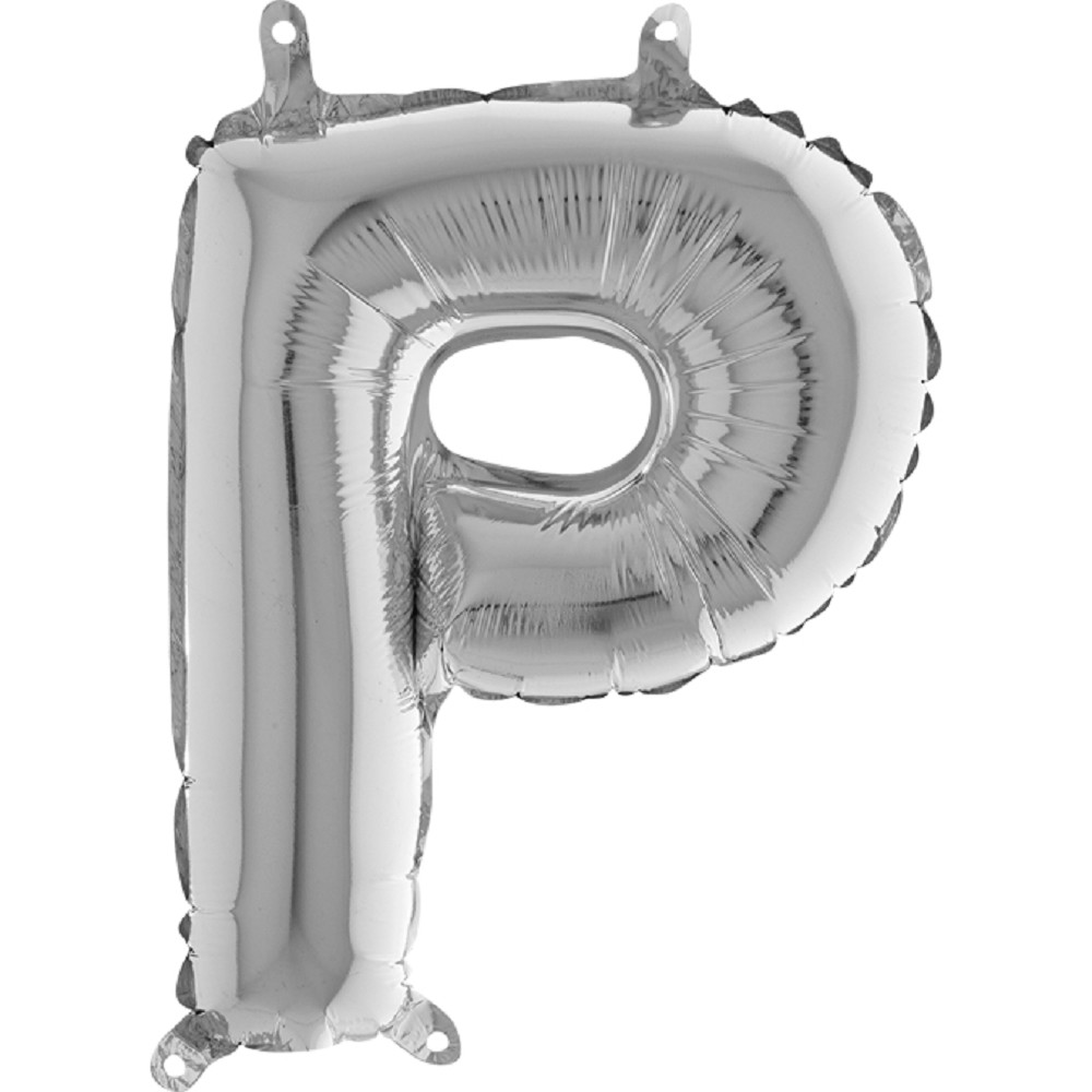 14" Folienbuchstabe "P" Silver