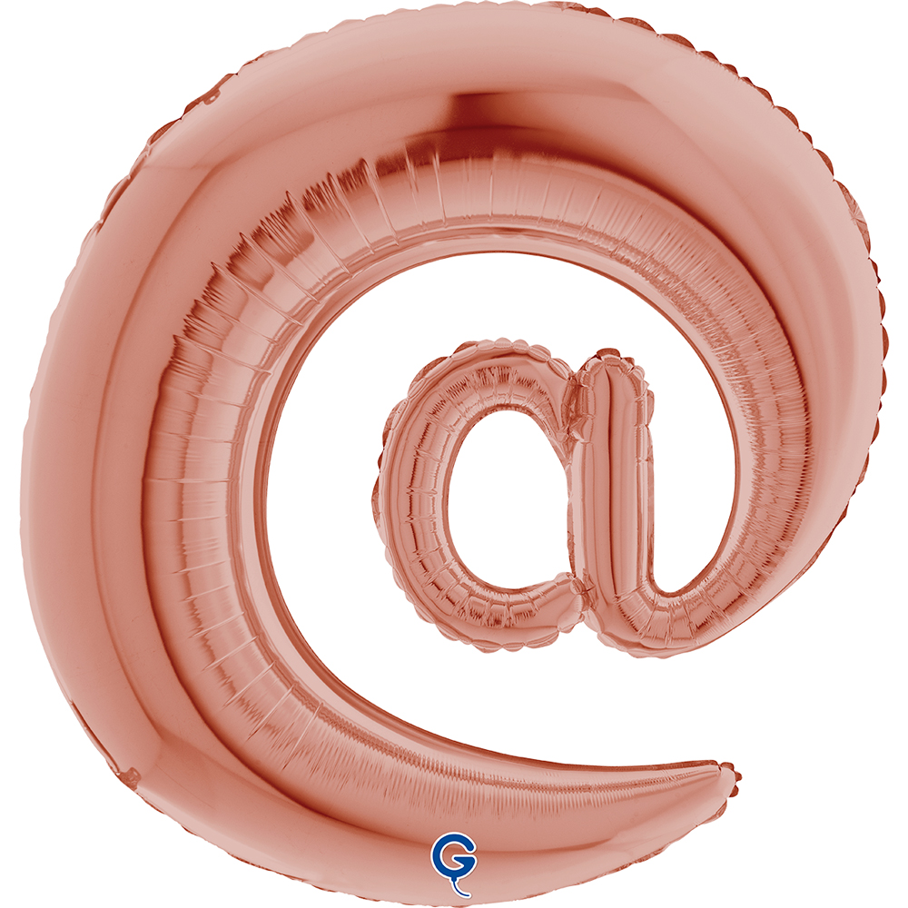 40" Symbol "@" Rosé Gold