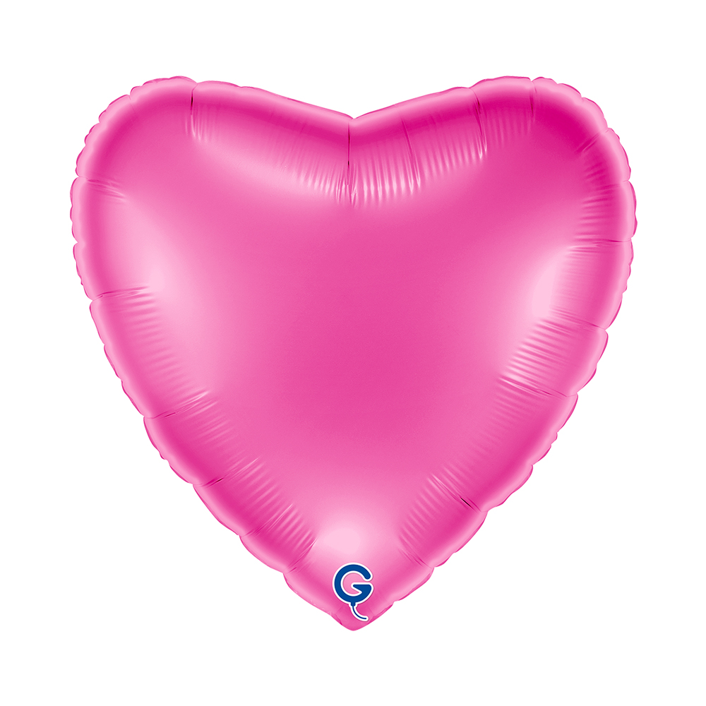 22" Herz Fuxia (unverpackt)