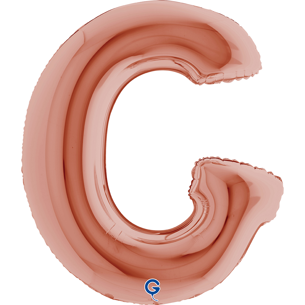 40" Folienbuchstabe "G" Rosé Gold