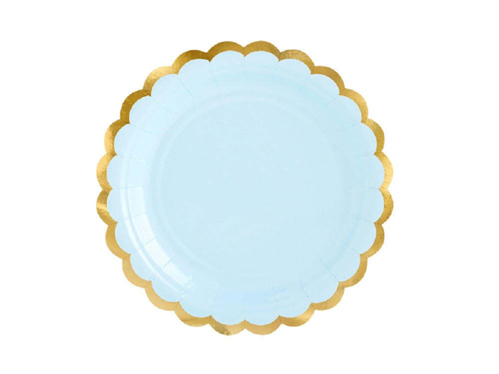 Teller - hellblau - 18cm - 6 Stk.