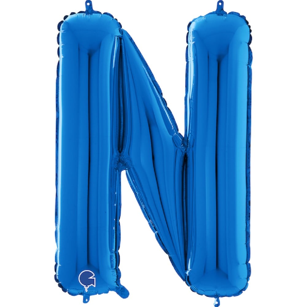 26" Foilballoon Letter "N" Blue