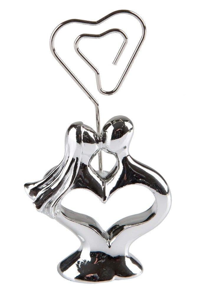 Hochzeitsclip silber