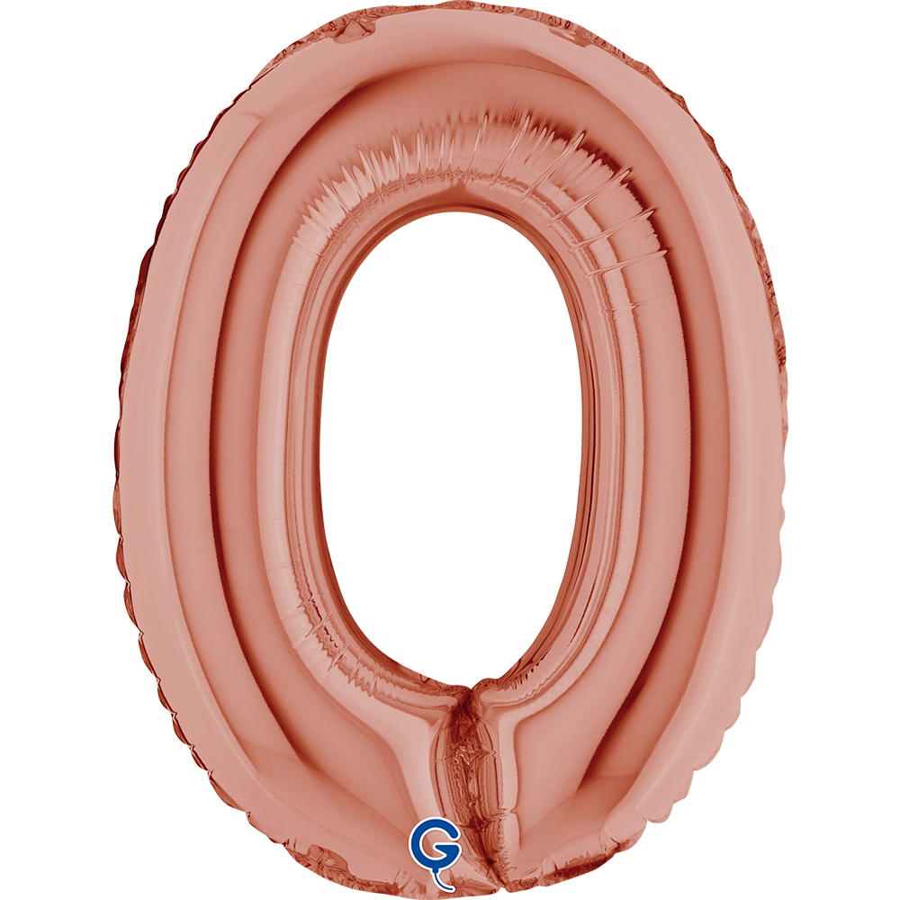 14" Folienzahl "0" Rosé Gold