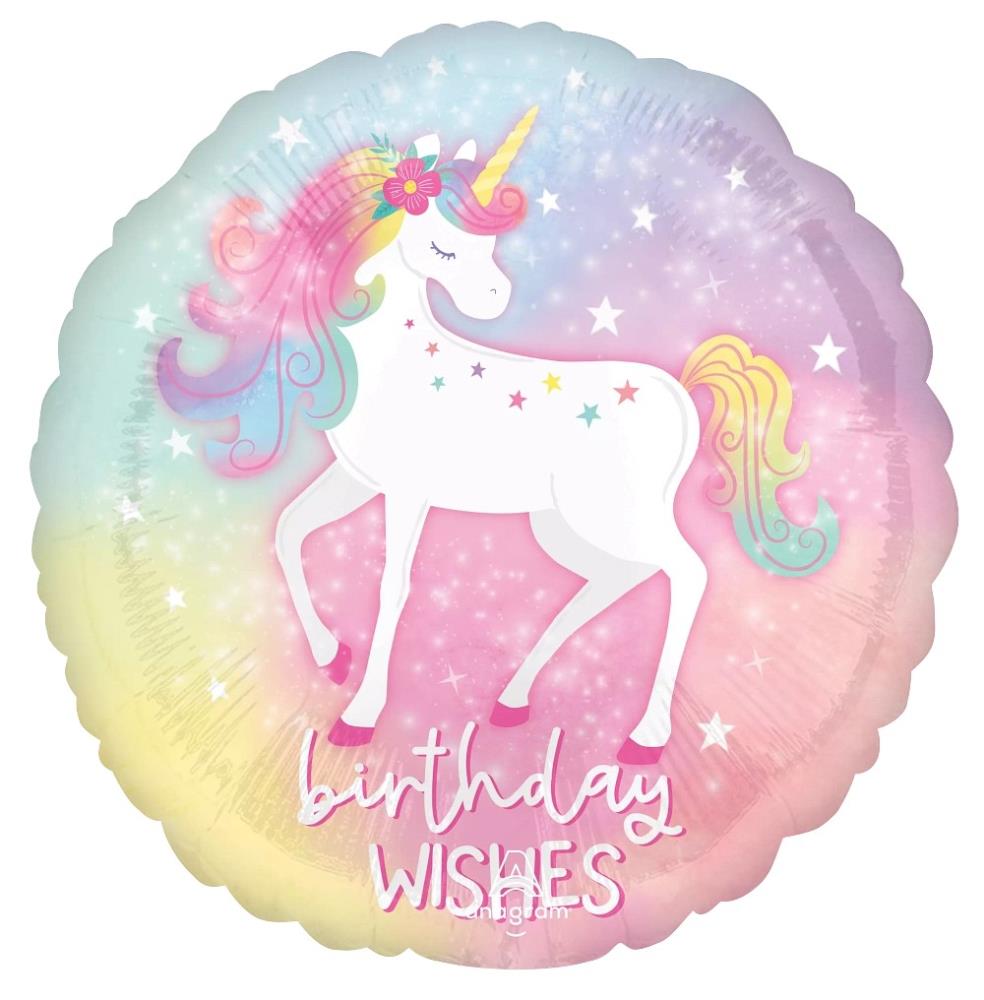 18" Enchanted Unicorn Birthday