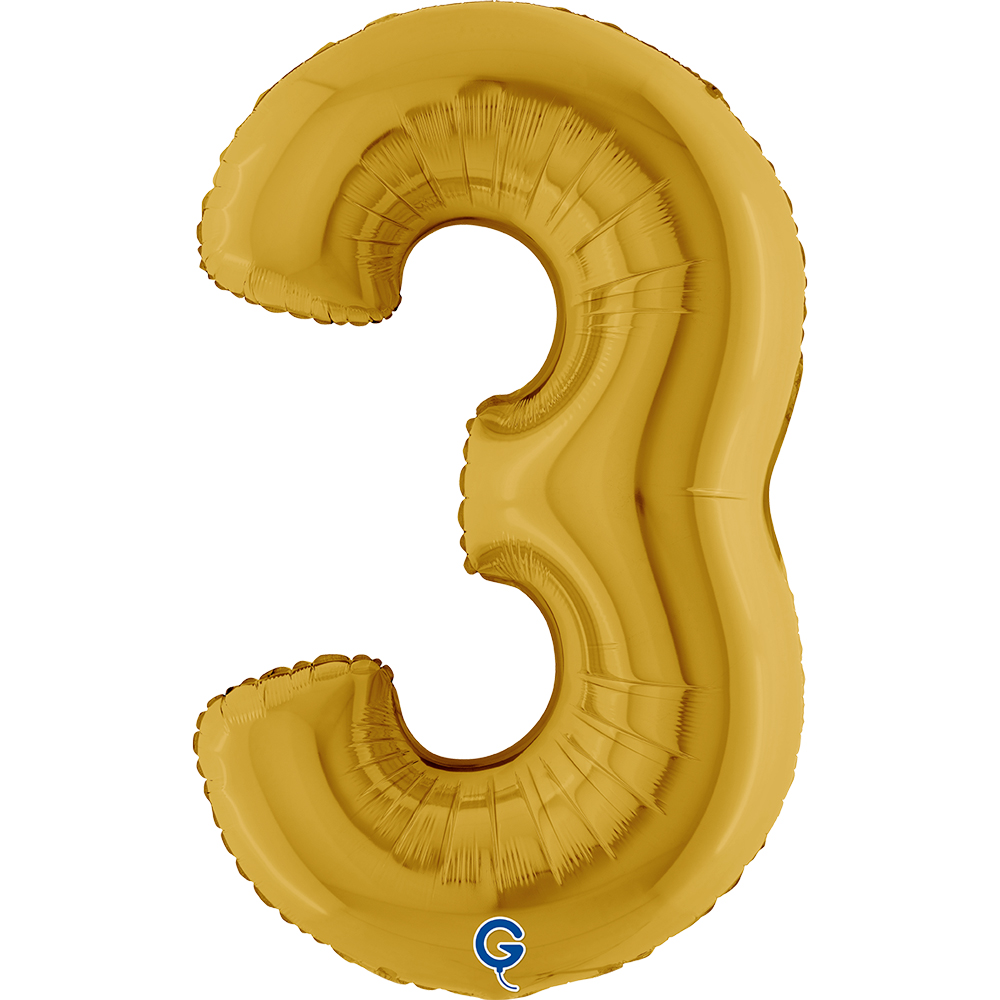 40" Folienzahl "3" Gold