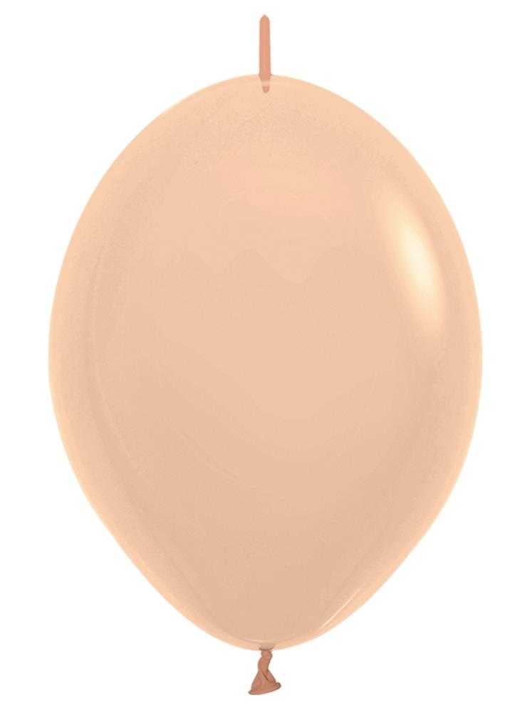 12" Link-o-loon Pastel Matte Malibu Peach (50 Stück)