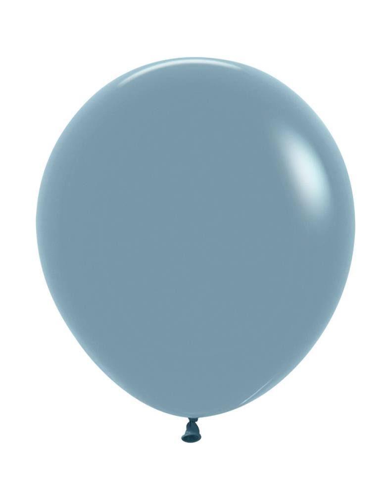18" Pastel Dusk Blue (25 Stück)
