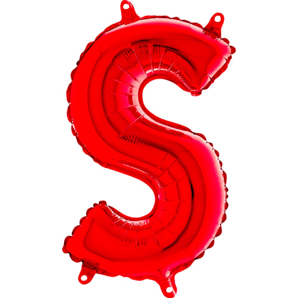 14" Folienbuchstabe "S" Red