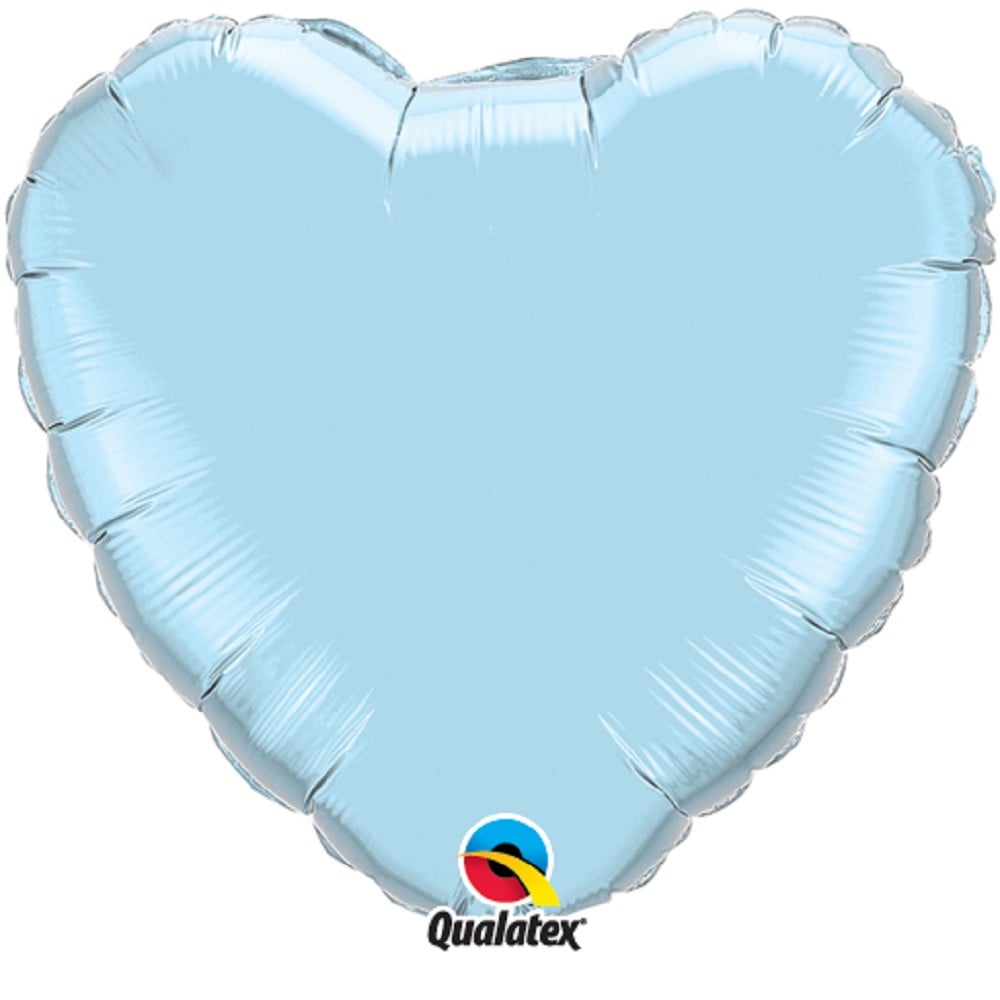 9" Heart Light Blue (ohne Ventil, zum Selbstverschweißen)