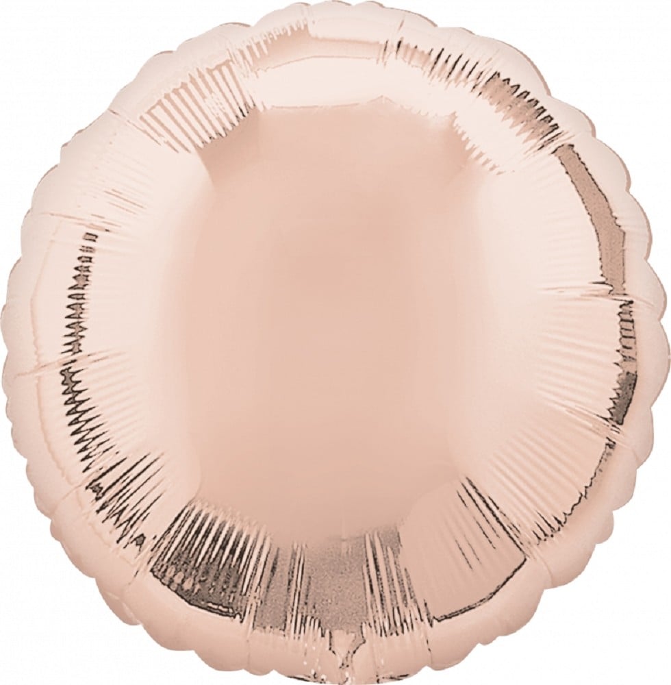 18" Rund Rose Gold