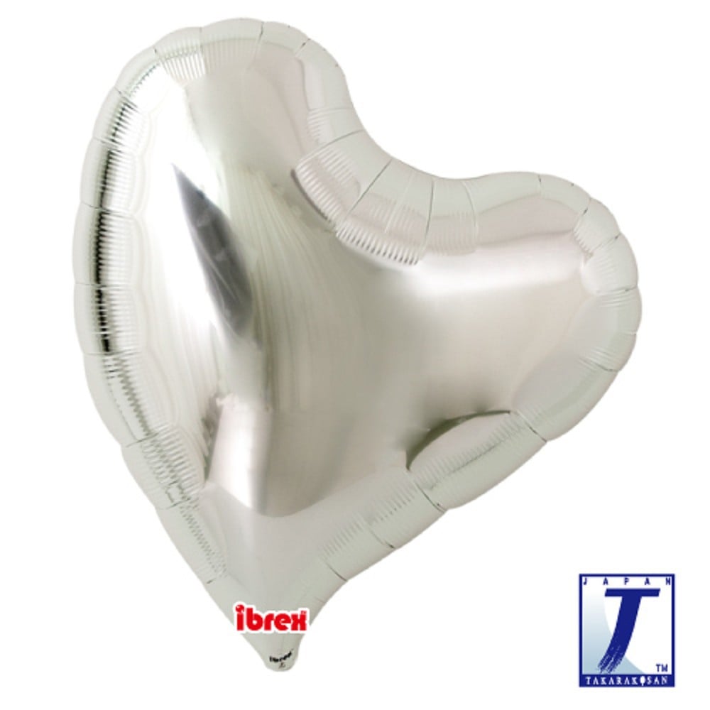 25" Sweet Heart Metallic Silver (ibrex)