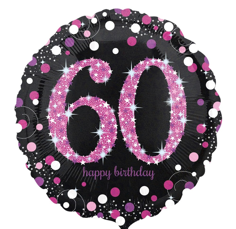 18" Pink Celebration "60"