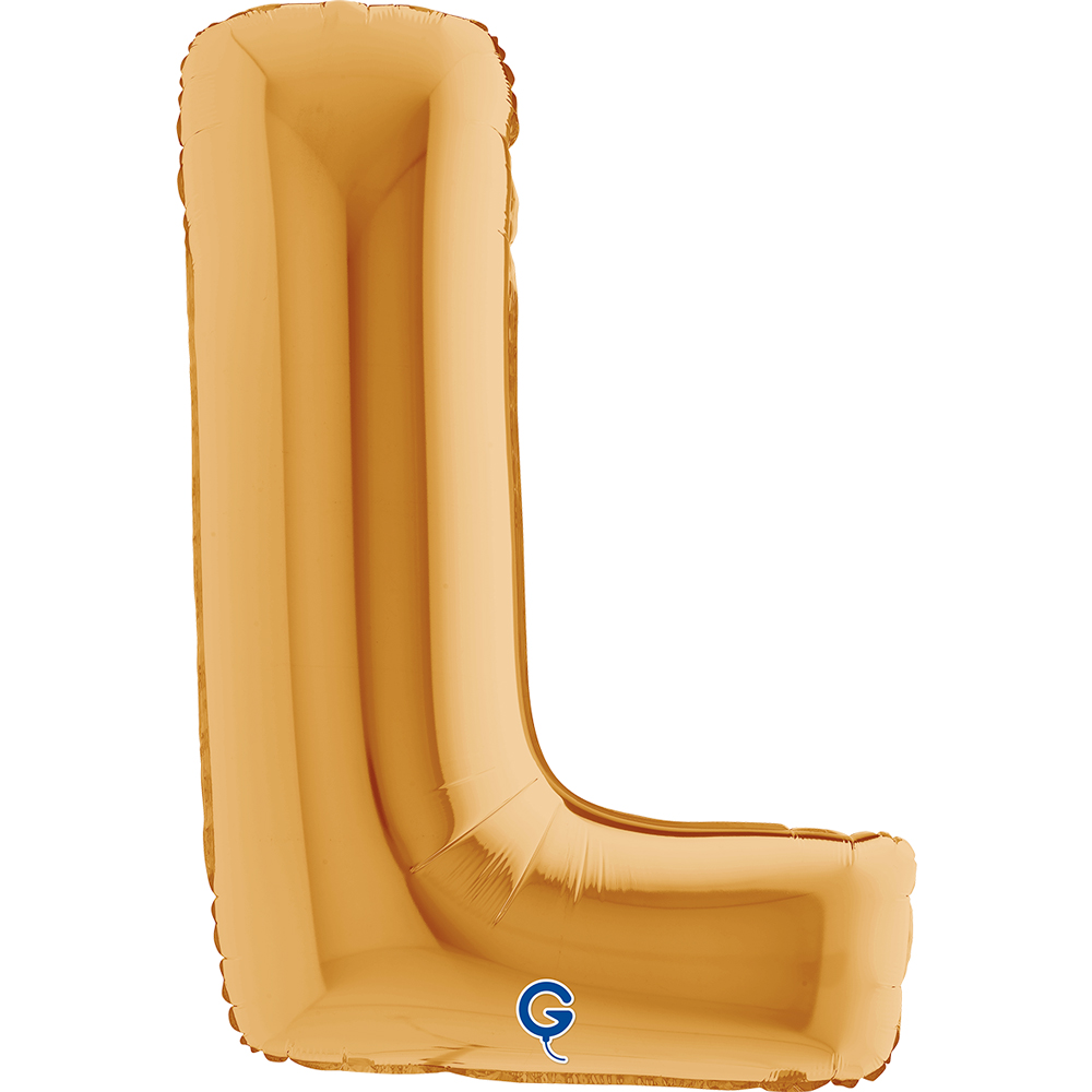 40" Folienbuchstabe "L" Gold (Altgold)