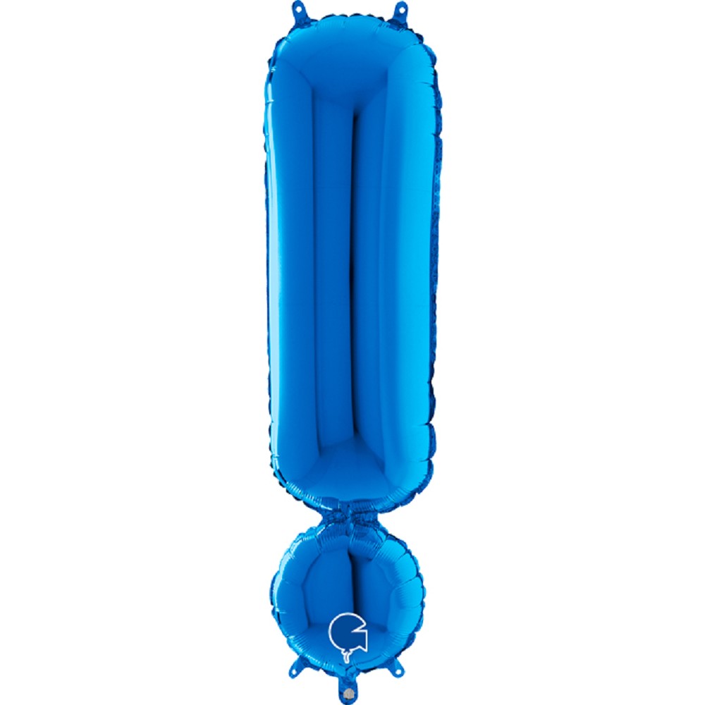 40" Symbol "!" Blue