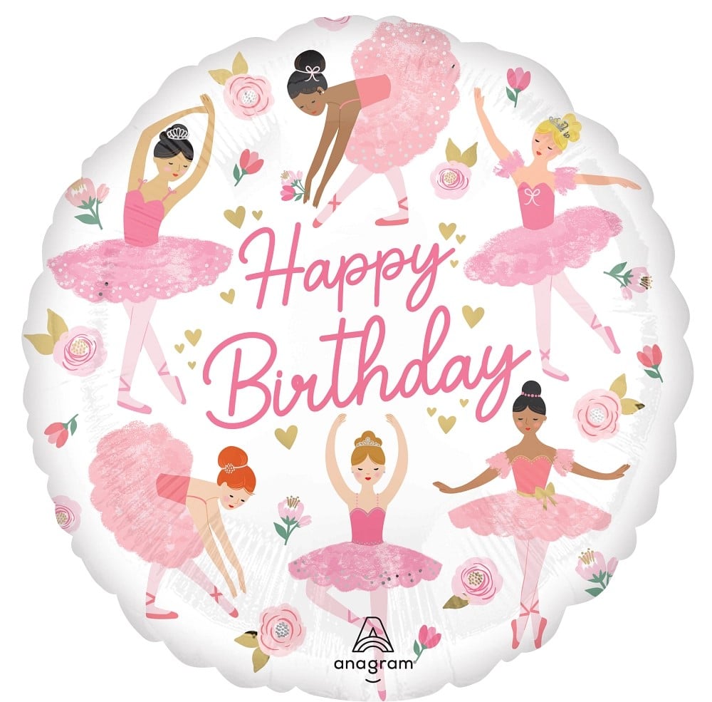 18" Ballerina Girl Birthday