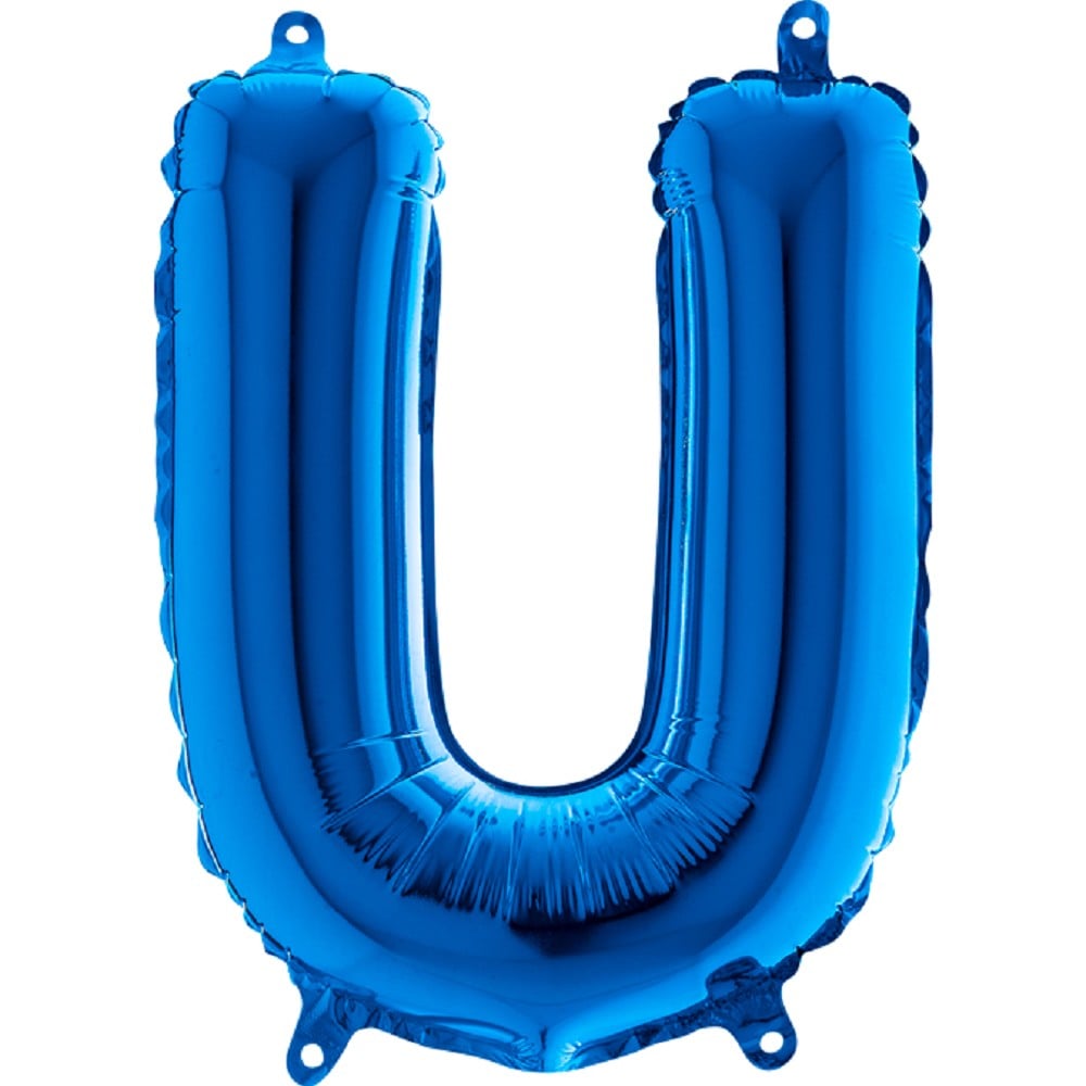14" Folienbuchstabe "U" Blue