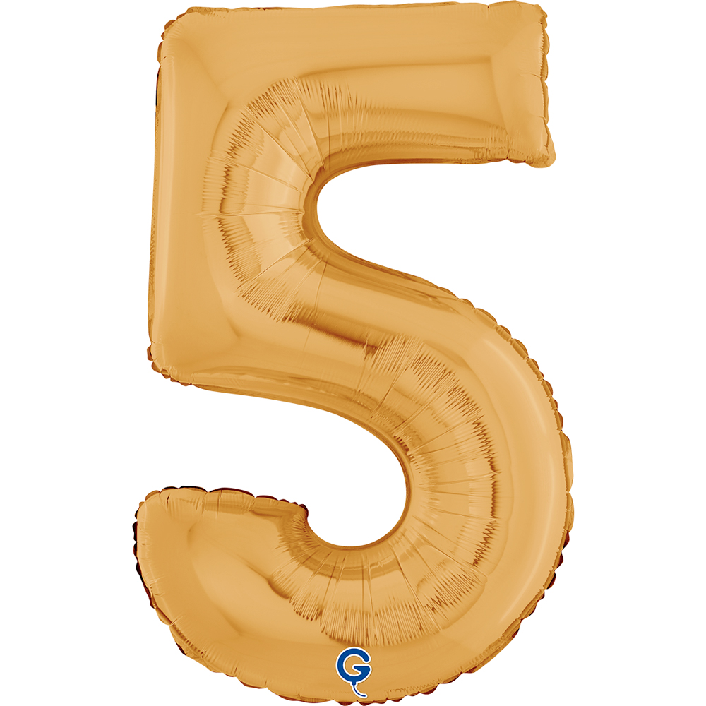 26" Folienzahl "5" Gold (Altgold)