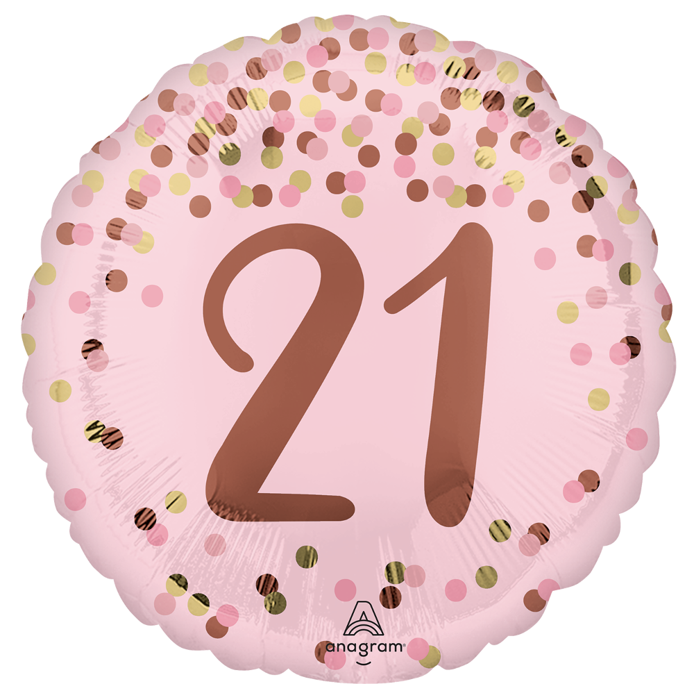 18" Pretty Pink 21st Birthday
