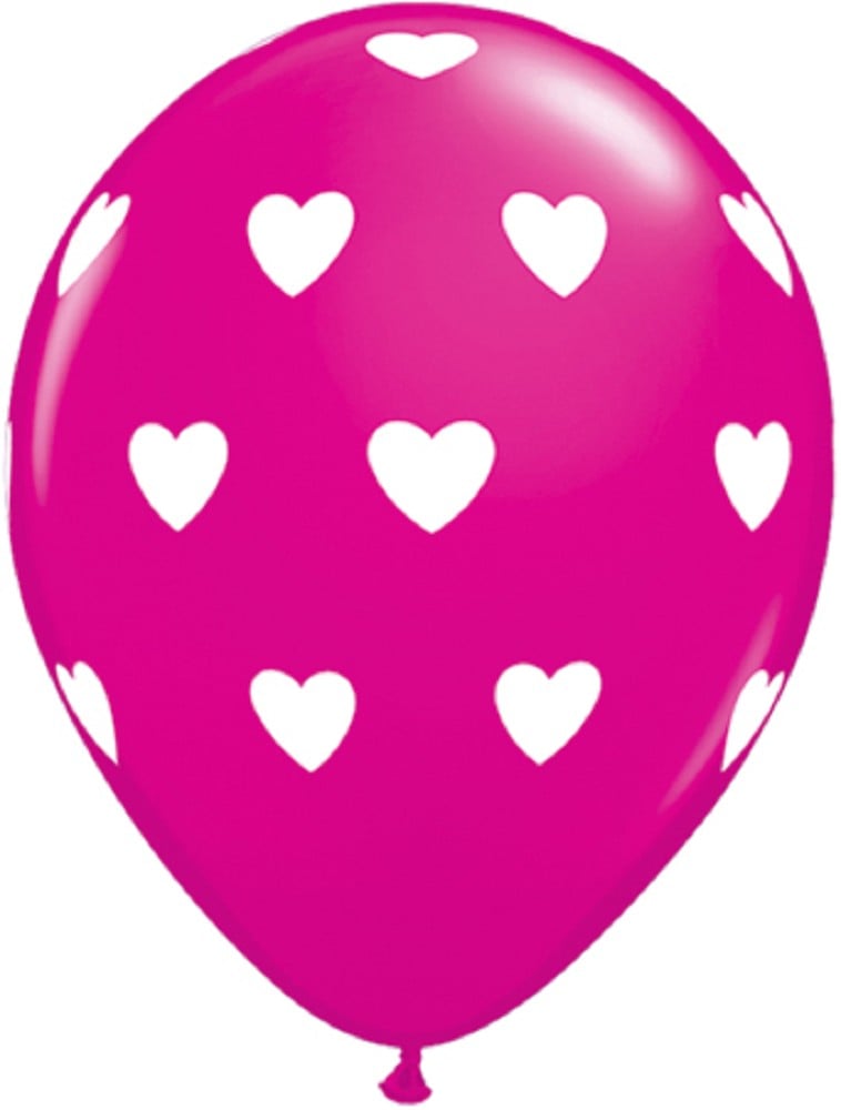 11" Big Hearts rosa/pink (25 Stück) 11" Big Hearts rosa/pink (25 Stück)