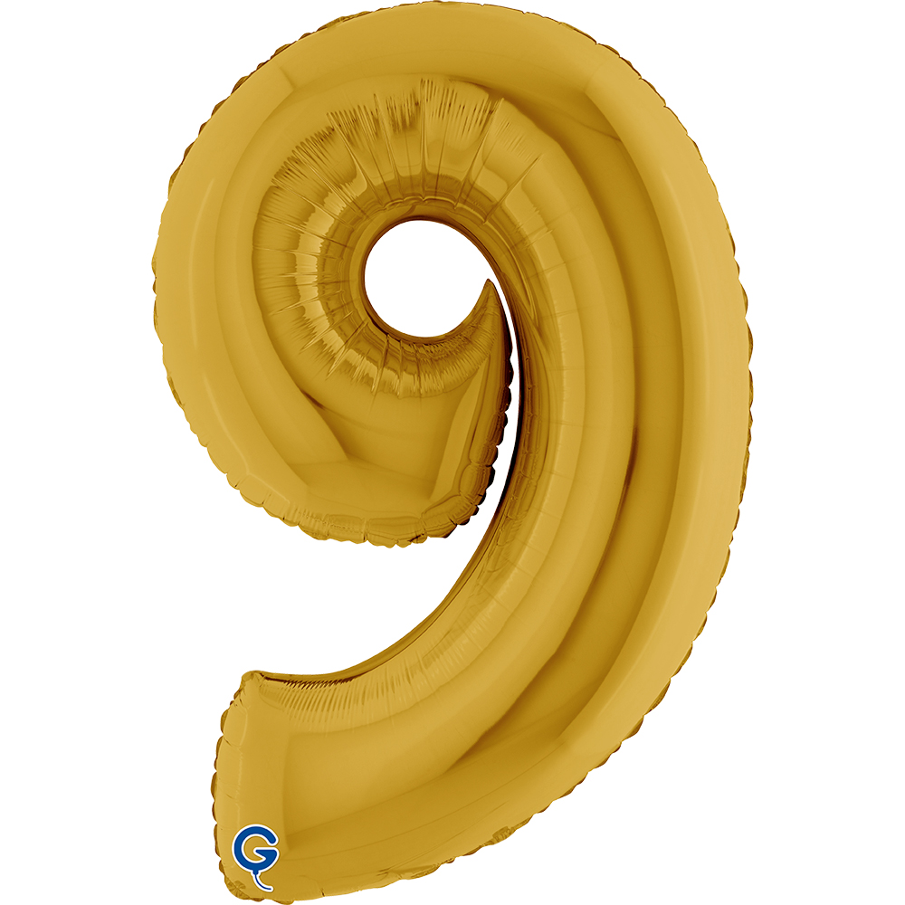 40" Folienzahl "9" Gold