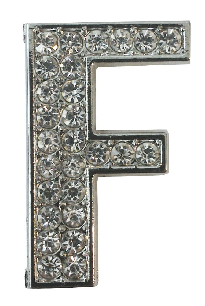 Strass-Buchstabe F (3,5cm)