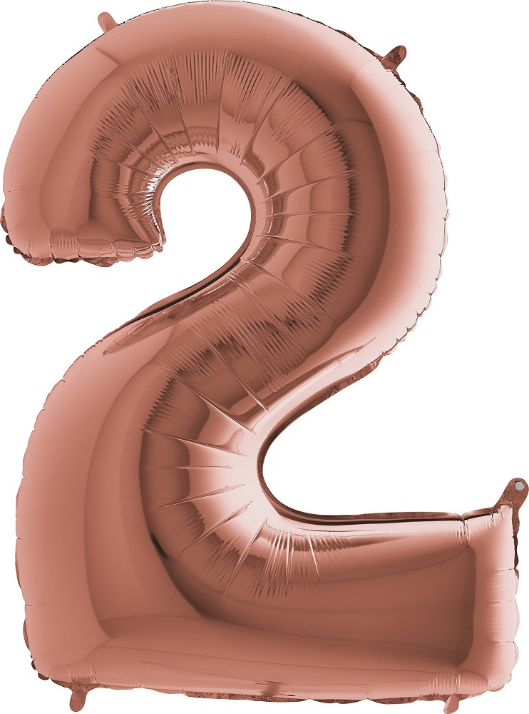 40" Folienzahl "2" Rosé Gold