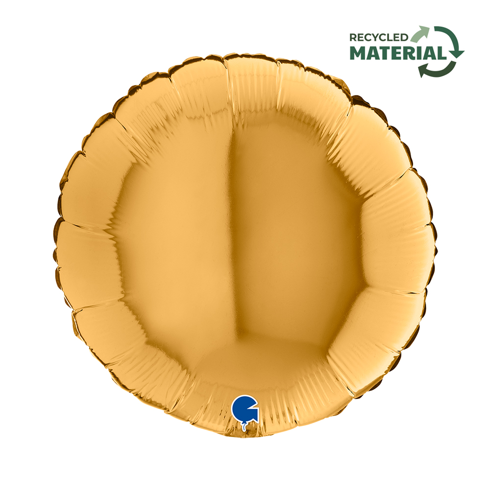 18" Rund Gold (Altgold) (unverpackt)