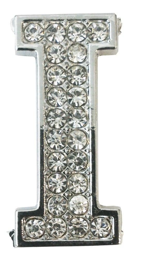 Strass-Buchstabe I (3,5cm)