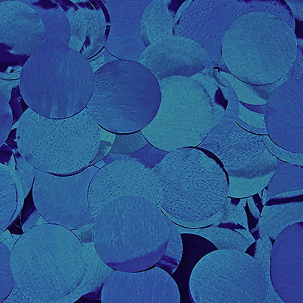 Balloon Confetti -  Round 1cm Blue 100g