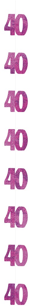 Hanging Decor Zahl 40