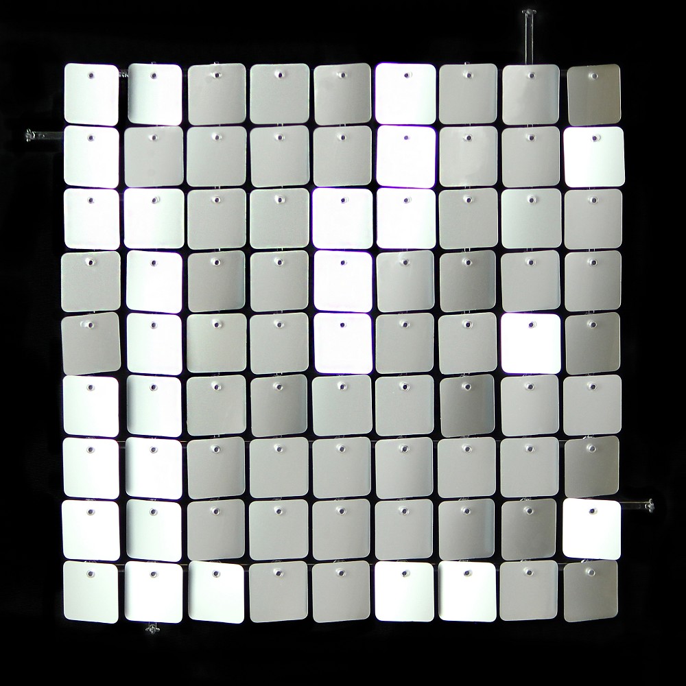 SolaAir Sequin Wall Decor Standard (viereckig) - Satin Chrom