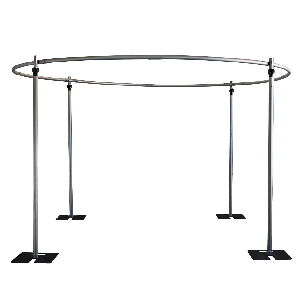 XXL Teleskopsystem -3m kreisf.Aufhng.+ 4 Teleskopständer