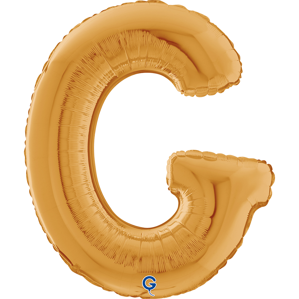 26" Folienbuchstabe "G" Gold (Altgold)