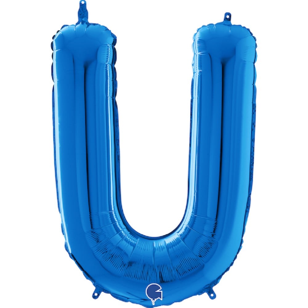 26" Folienbuchstabe "U" Blue