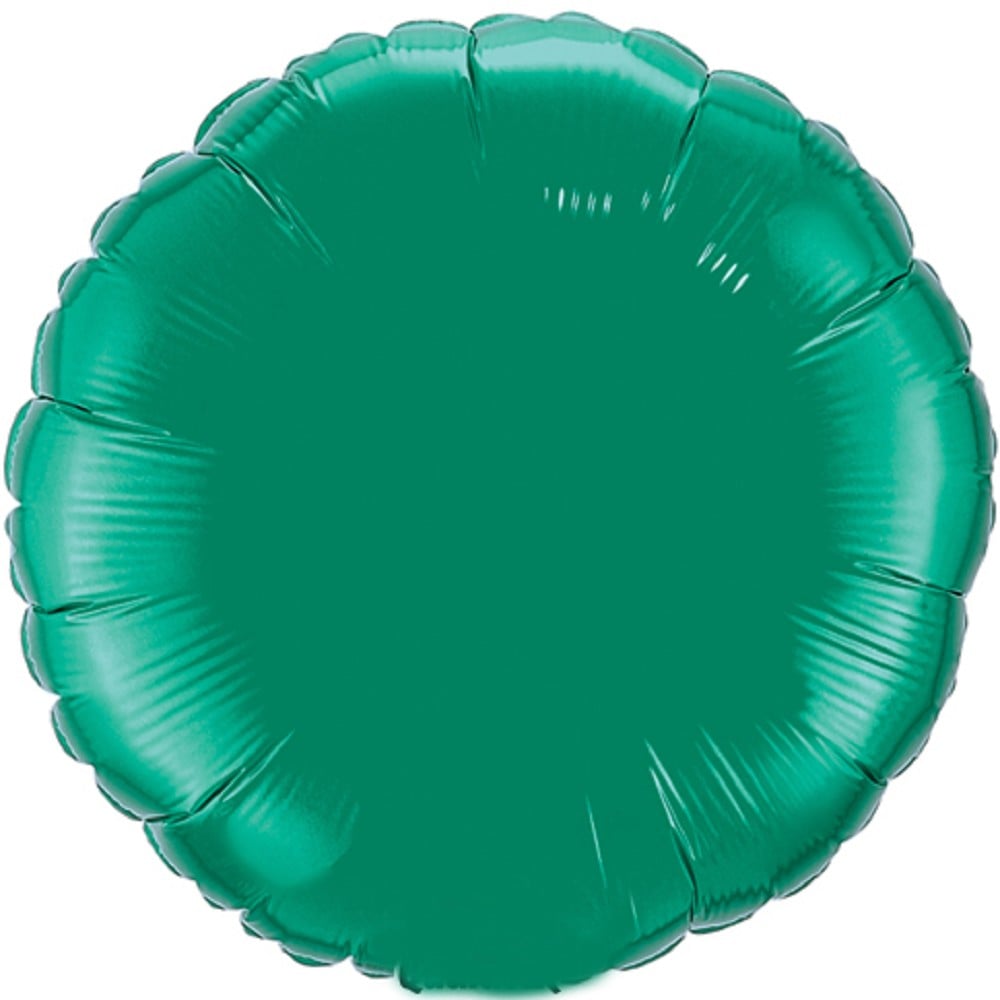 18" Rund Emerald Green (unverpackt)