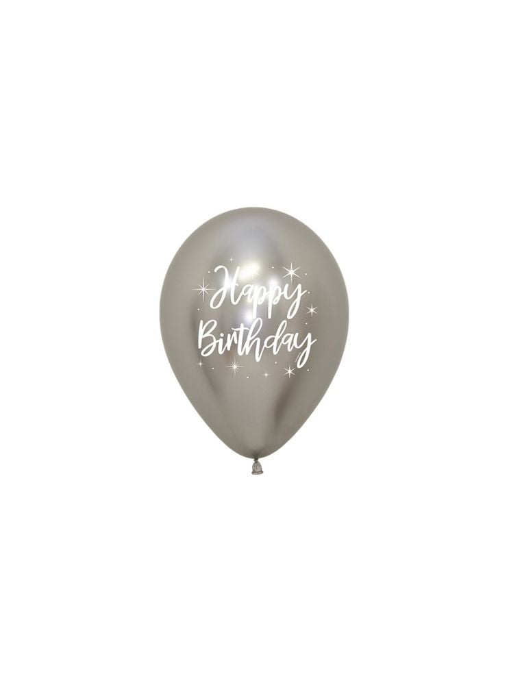 5" Happy Birthday Radiant - Reflex Ass. (25 Stück) 5" Happy Birthday Radiant - Reflex Ass. (25 Stück)