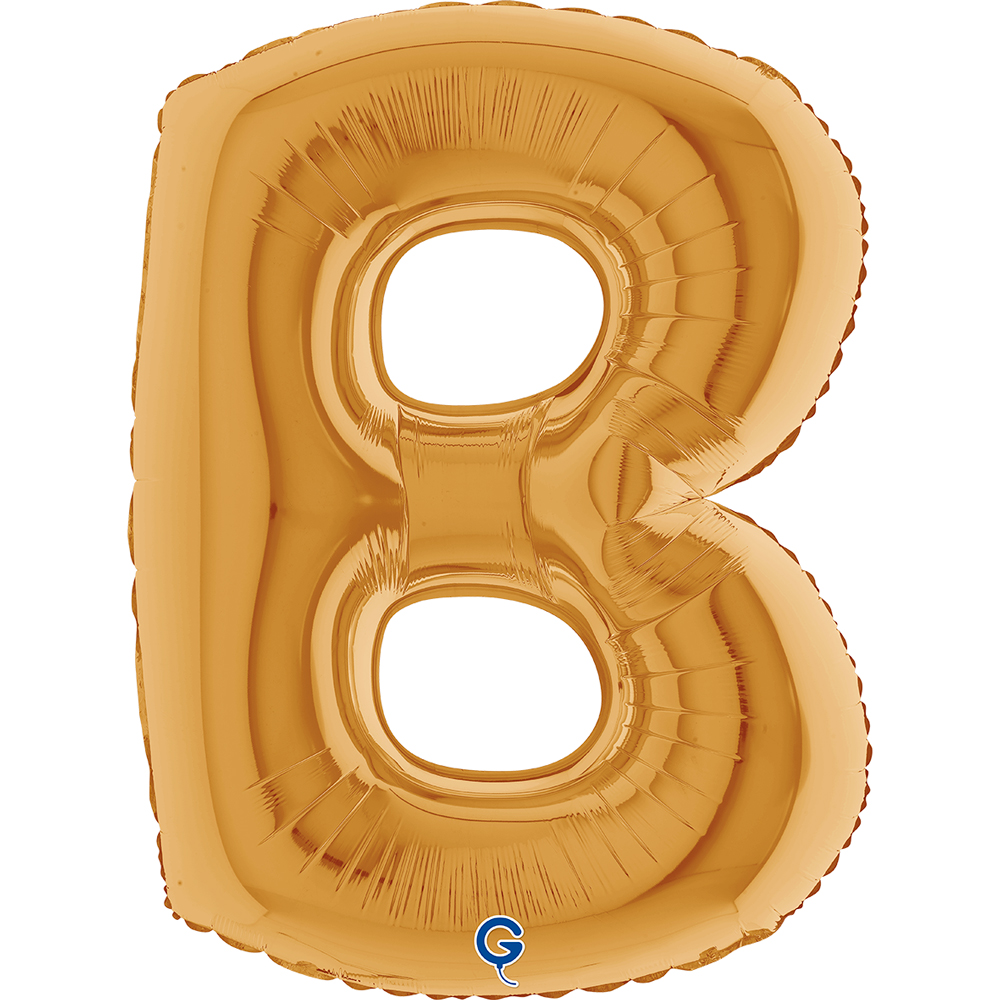 40" Foilballoon Letter "B" Gold (Old Gold)